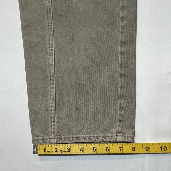 AGOLDE Anthropologie 31/12 Cooper Cargo Jeans high rise straight organic cotton - Picture 10 of 15